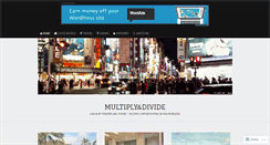 Desktop Screenshot of multiplyandivide.com