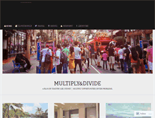 Tablet Screenshot of multiplyandivide.com